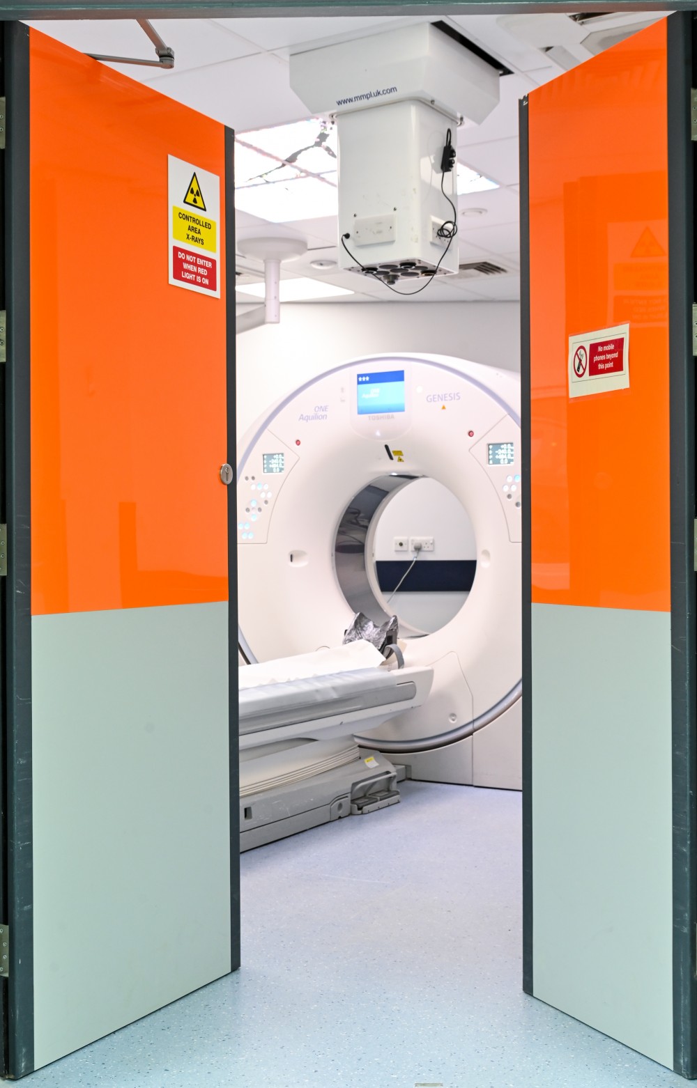 Colourful, Practical Door Protection for Radiology Department
