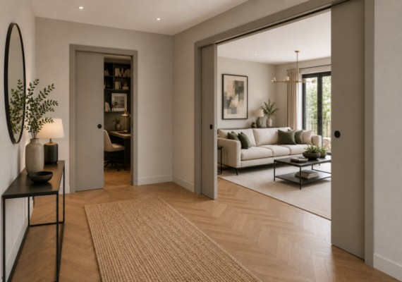 The Complete Interior Solution: Pocket Doors & The Syntesis Flush Collection