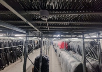 Protecting high-throughput warehousing with intelligent fire detection